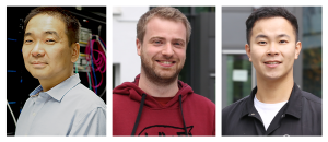 Dr. Jianxu Chen (li.) und seine Mitarbeiter Justin Sonneck und Shuo Zhao stellen bei ISAS Think & Tackle ihre Expertise zur Verfügung.