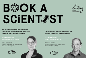 Book a Scientist: Prof. Dr. Anika Grüneboom & Prof. Dr. Matthias Gunzer.
